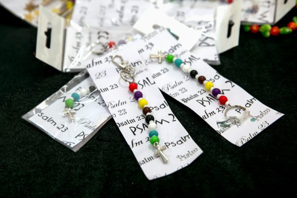 Psalm 23 Handbag charm or keyring